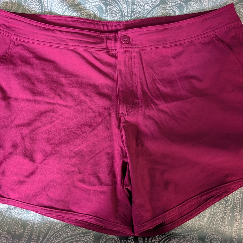 Women's Athletic Shorts in Vibrant Berry